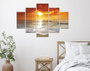 Wallity Cuadro Decorativo de MDF Multicolor (5 Piezas)
